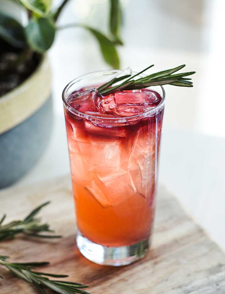 Blackberry Shrub Vodka Cocktail