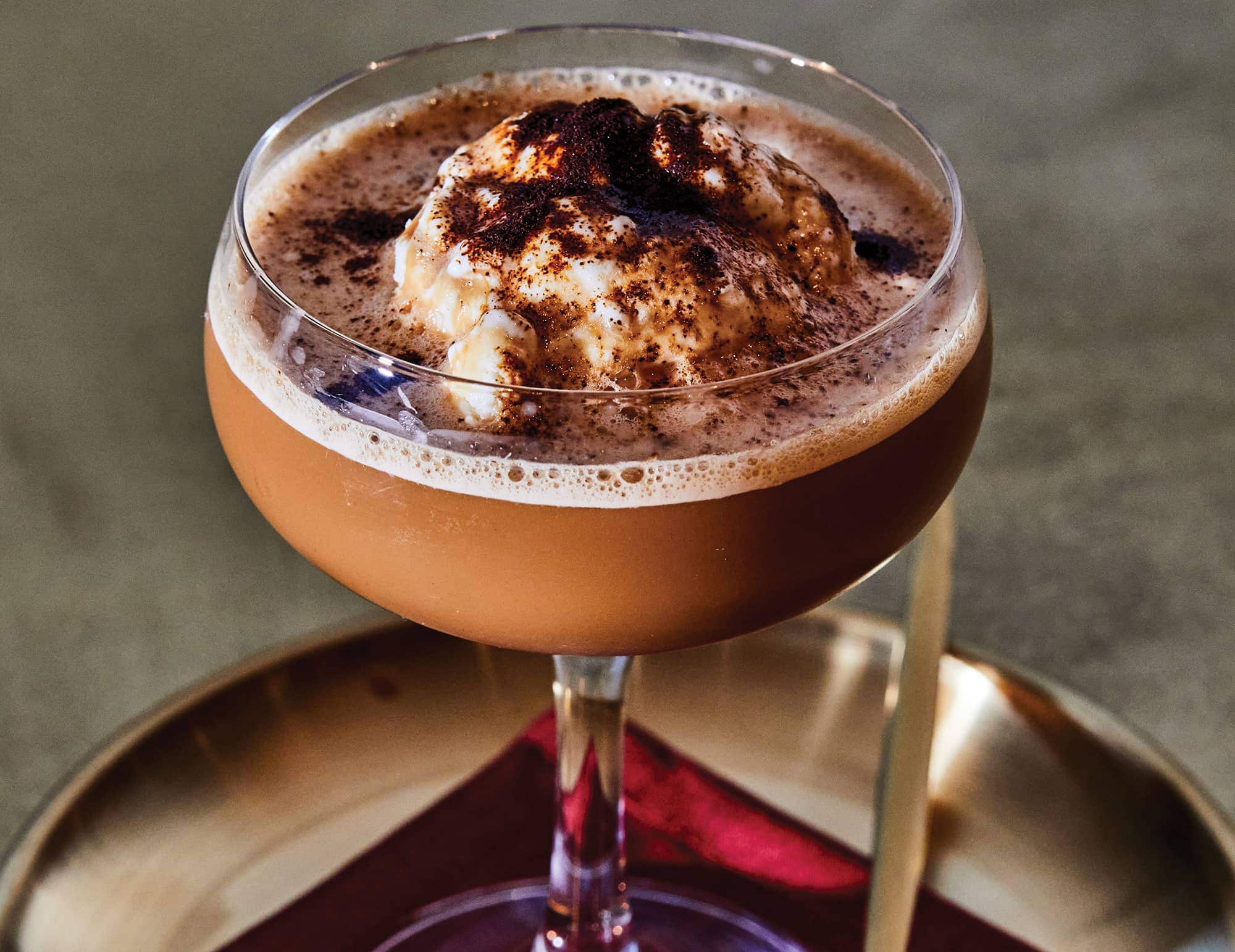 Boozy Thai Coffee Affogato