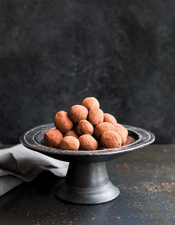 Bourbon and Maple Chocolate Truffles