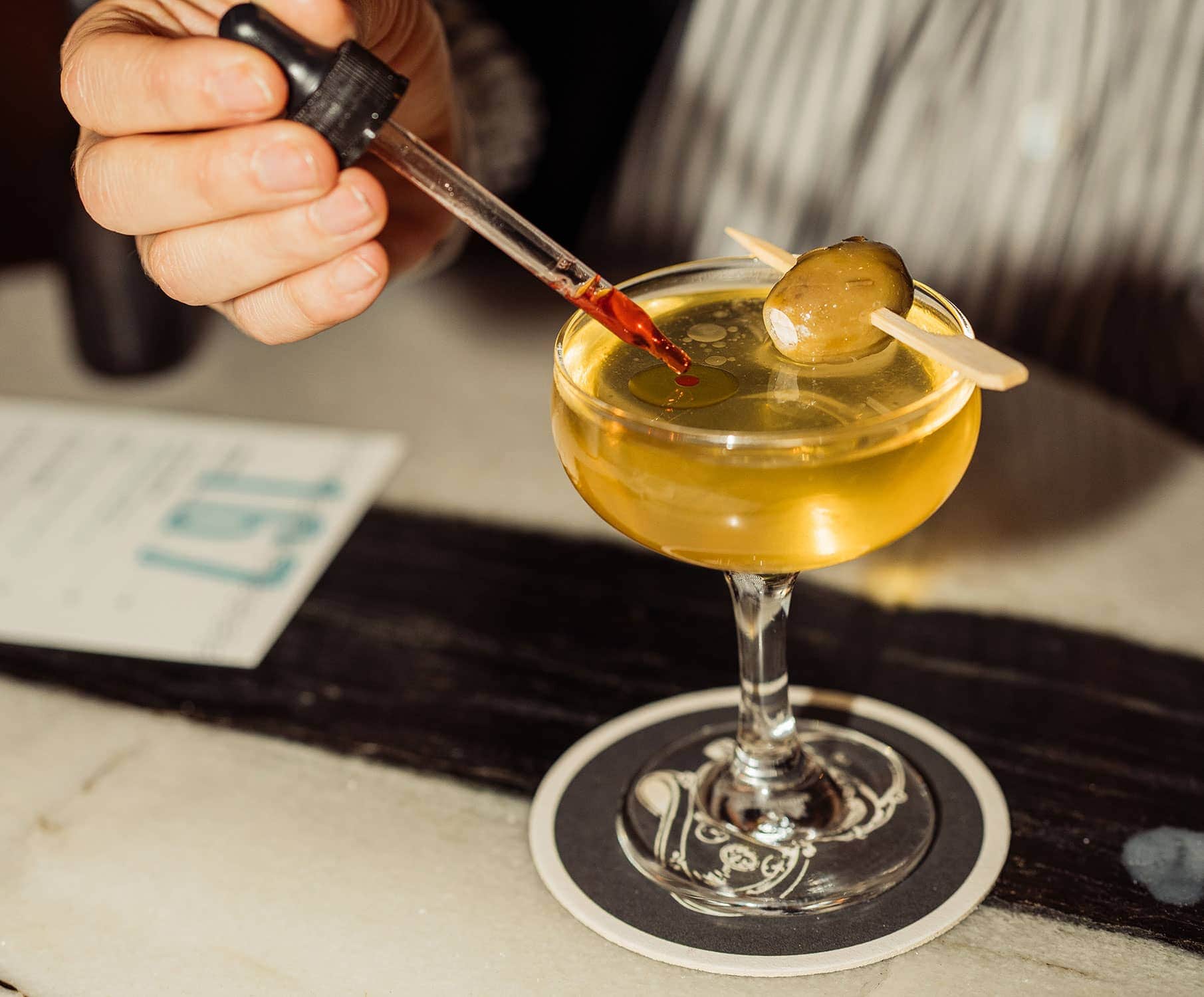 Cini Tini: A Dirty Martini