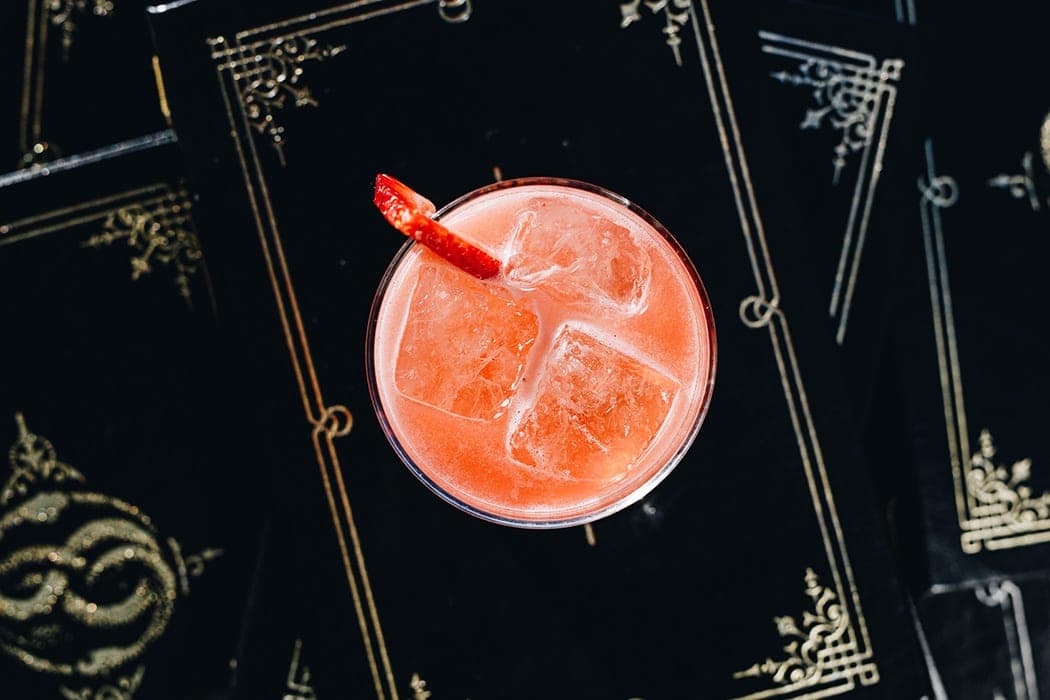 Depth Dweller: A Strawberry Cocktail