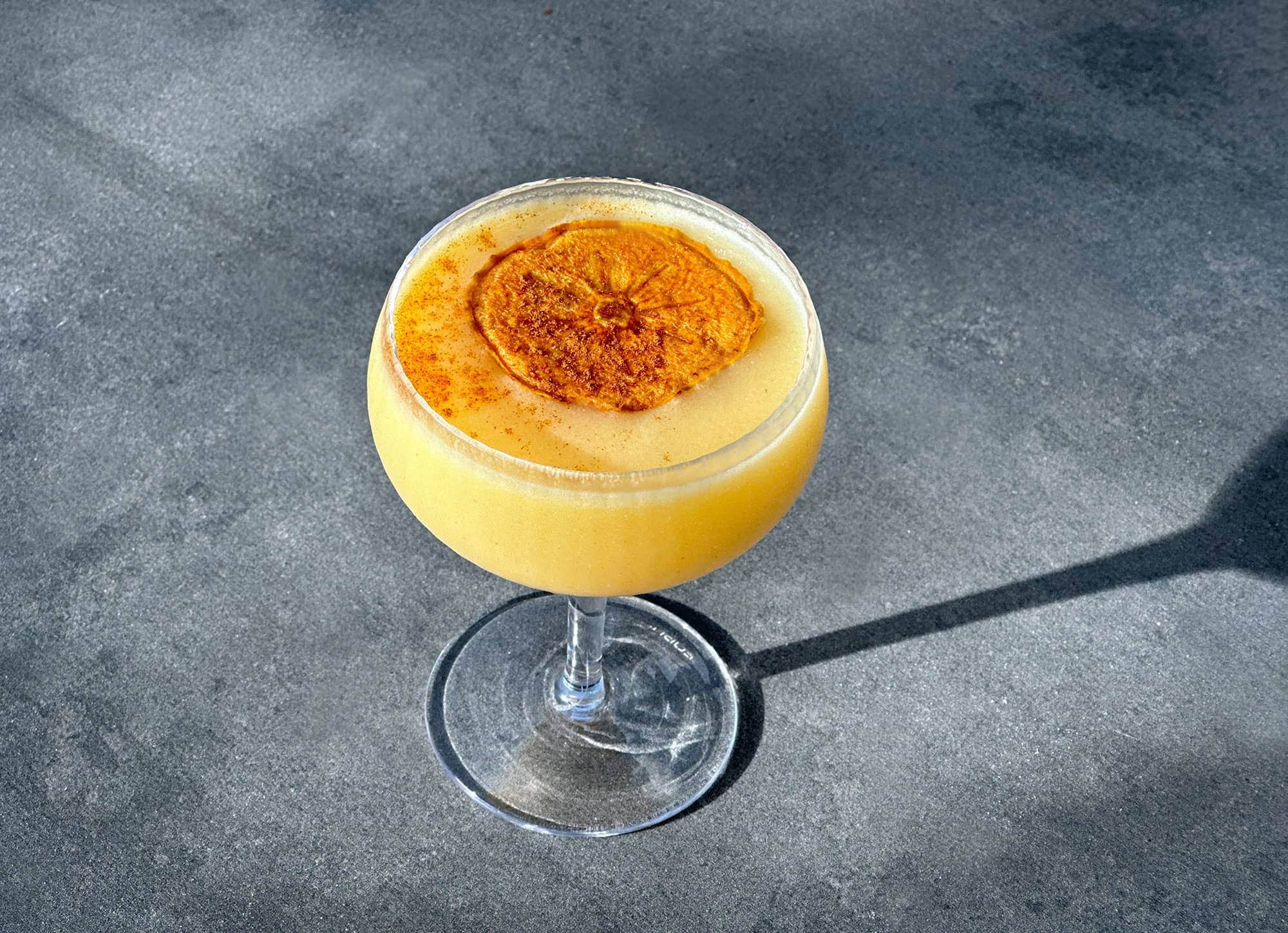 Harbinger: A Persimmon Cocktail