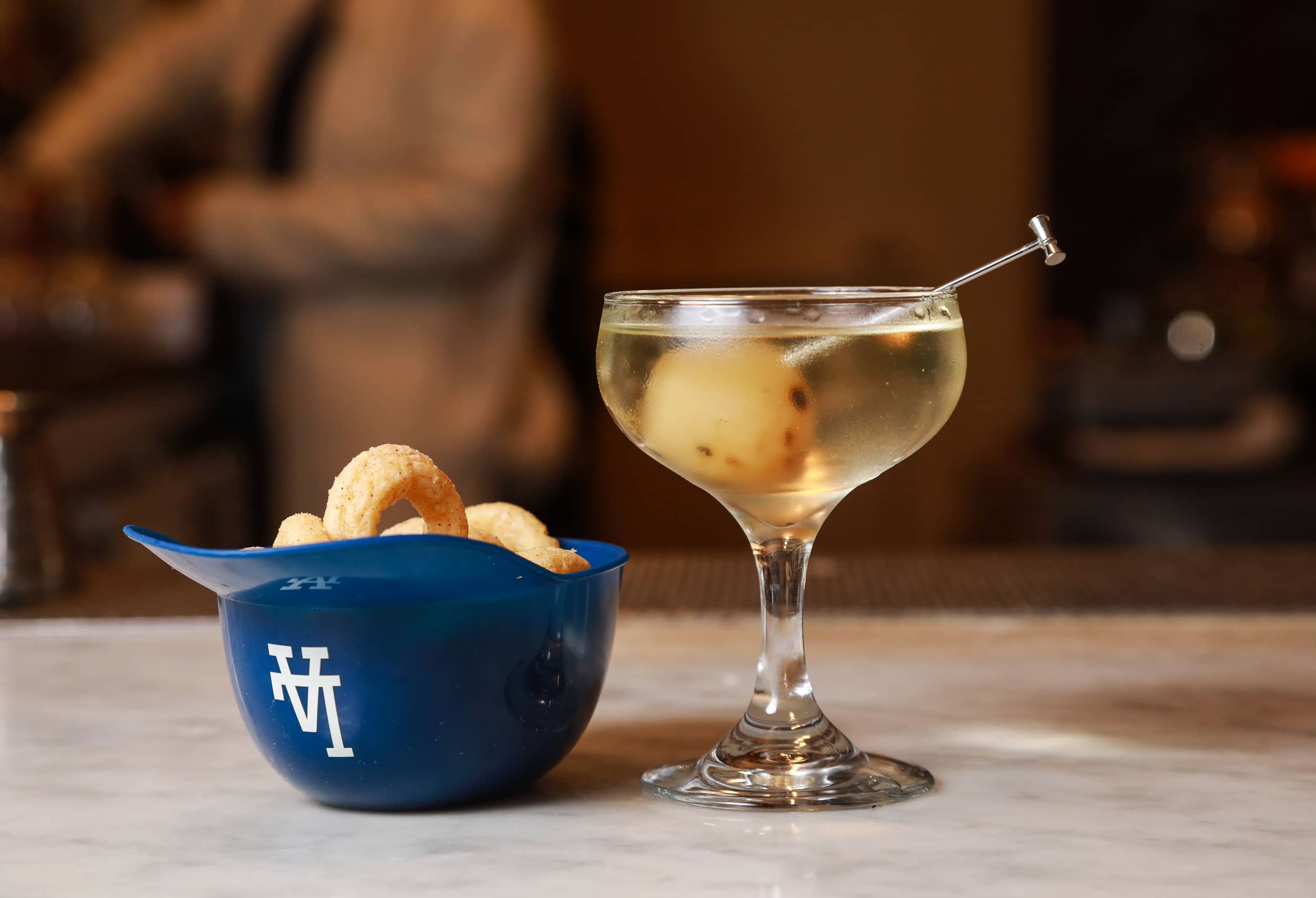 Kirk’s Gibson: A Grilled Onion Martini