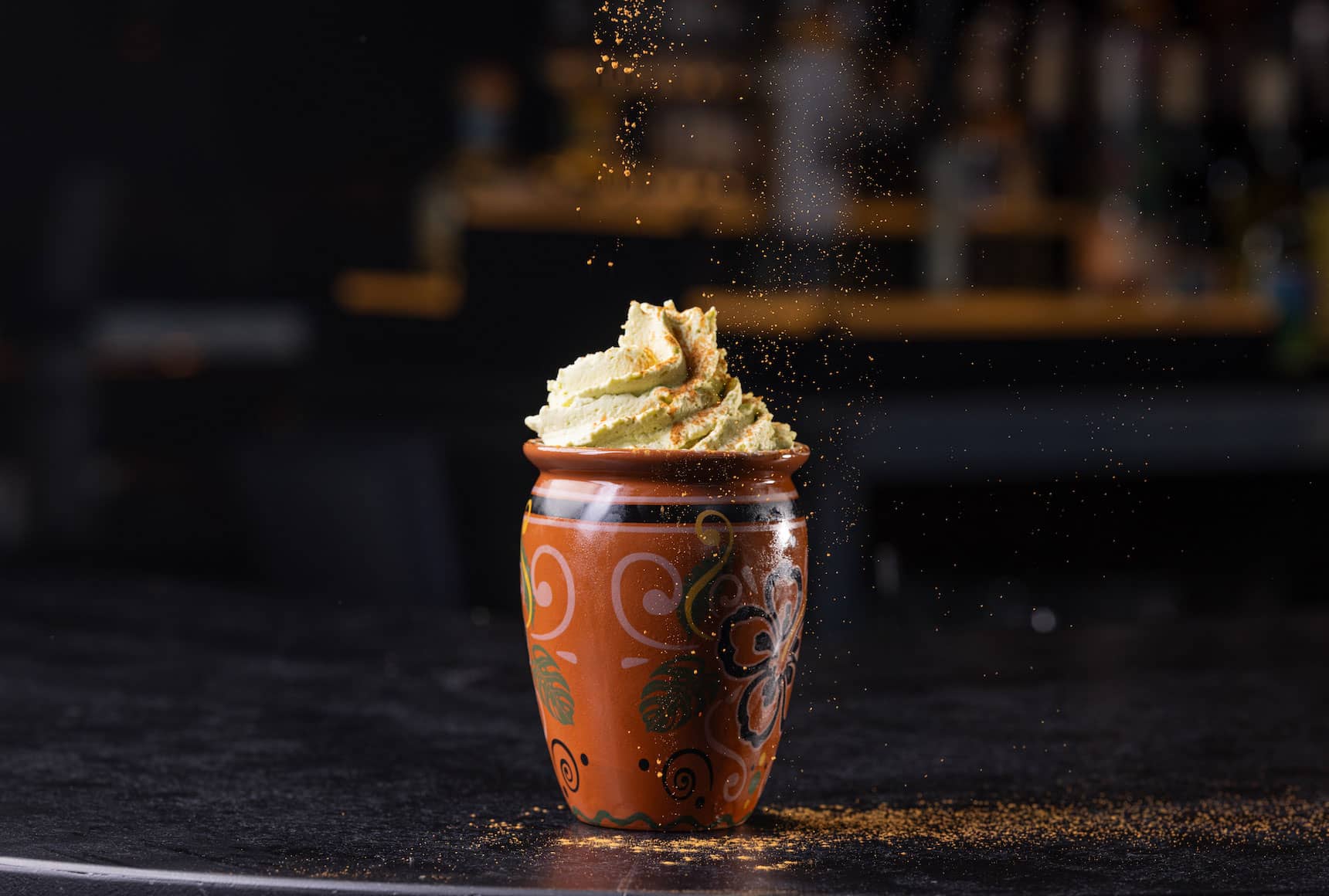 Matcha Coconut Whip Cocktail