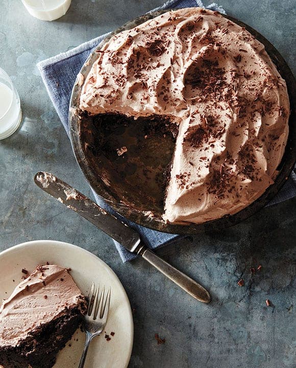 Mud Pie with Beer Ice Cream