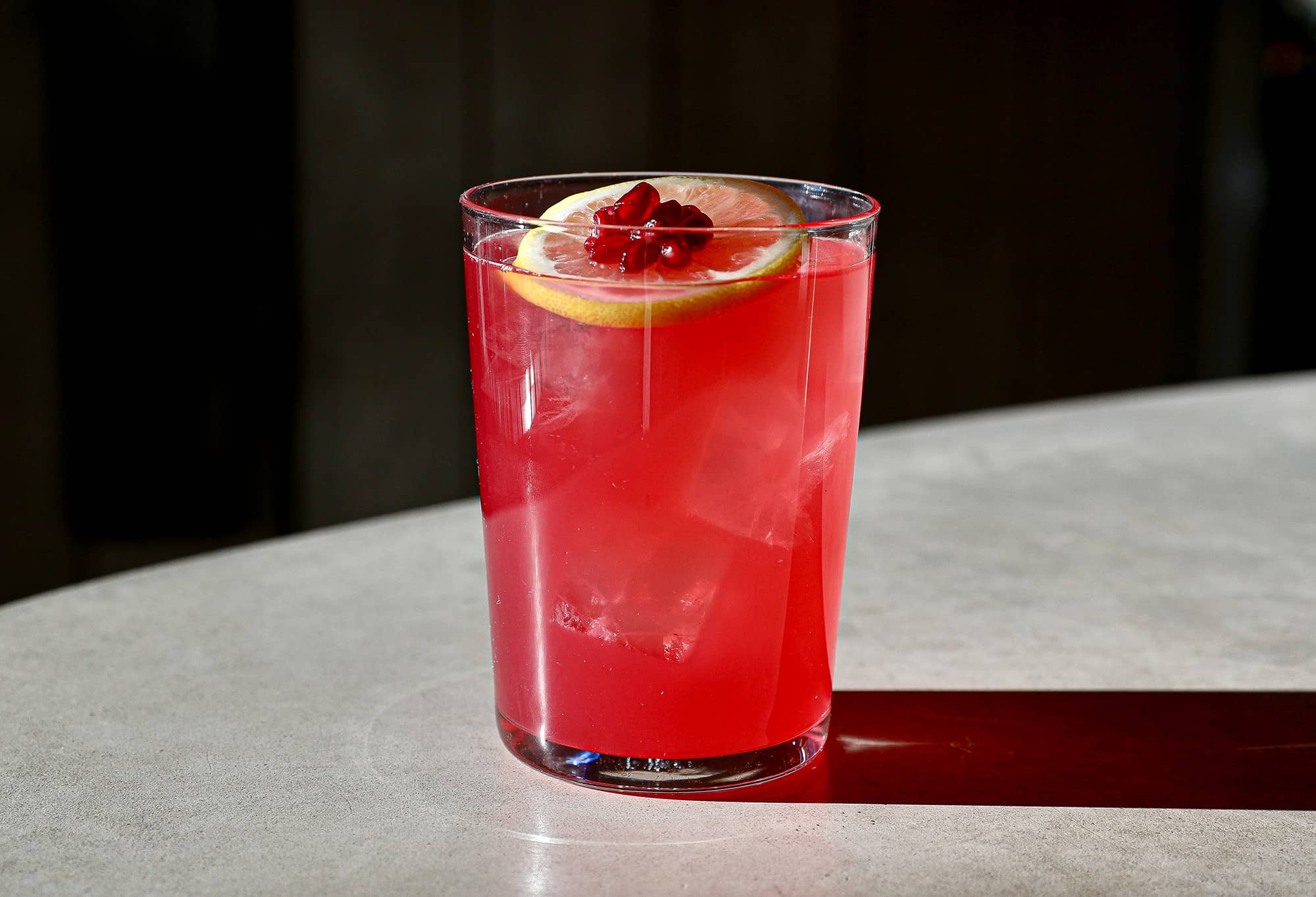 Pomegranate Gazoz: A Low-Proof Winter Cocktail
