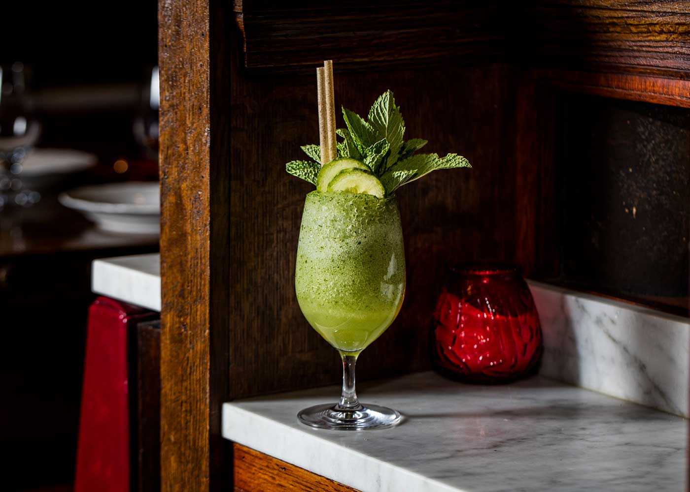 Portonico: A Blended Green Cocktail