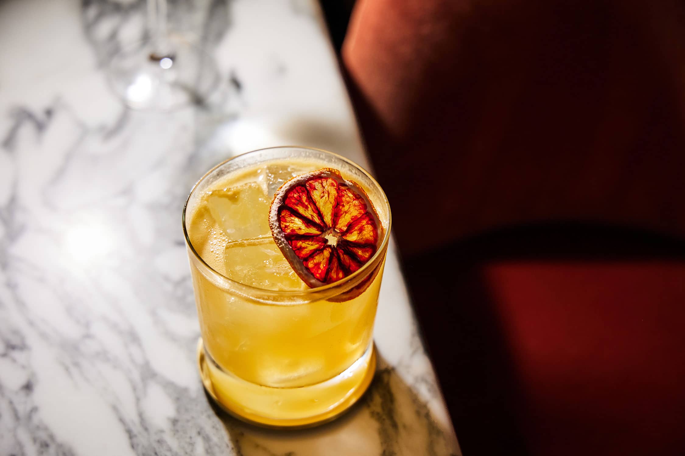 Sorrento Sun: A Mezcal Margarita