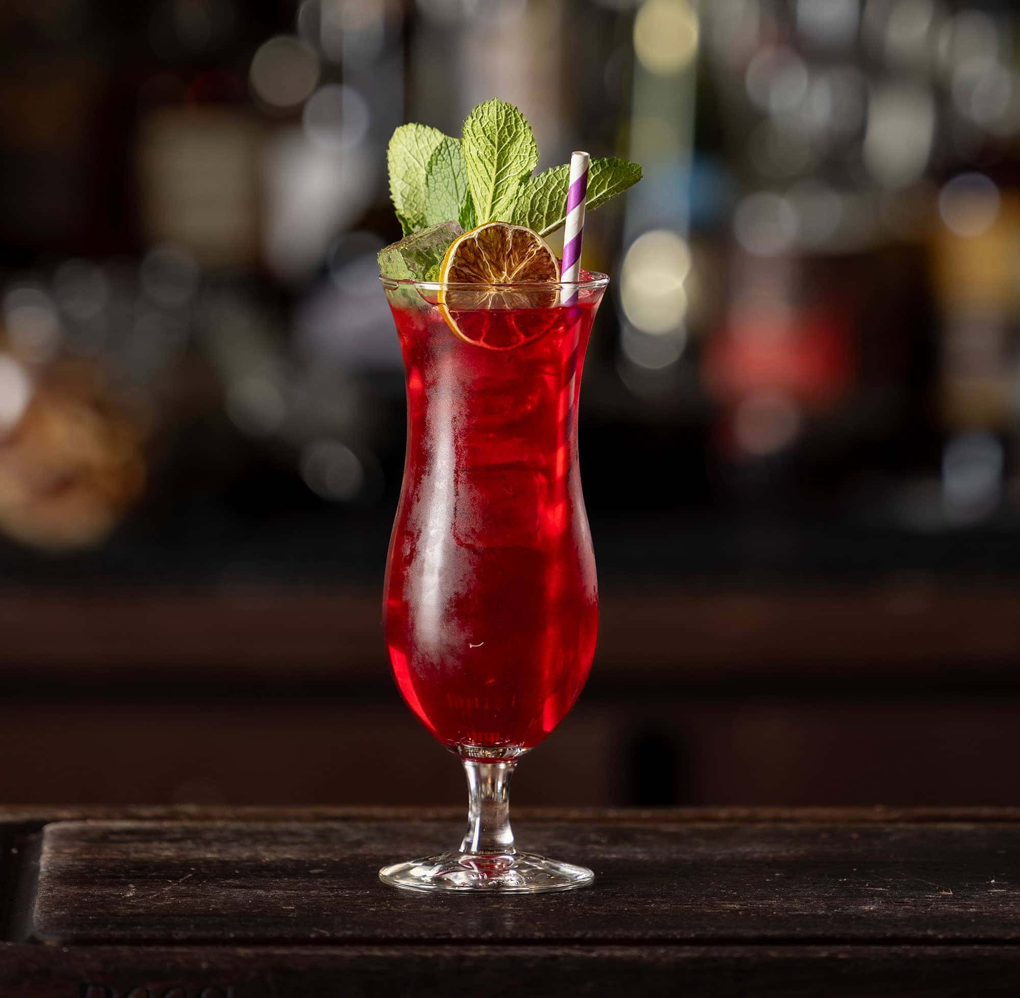 South End: A Hibiscus Cocktail