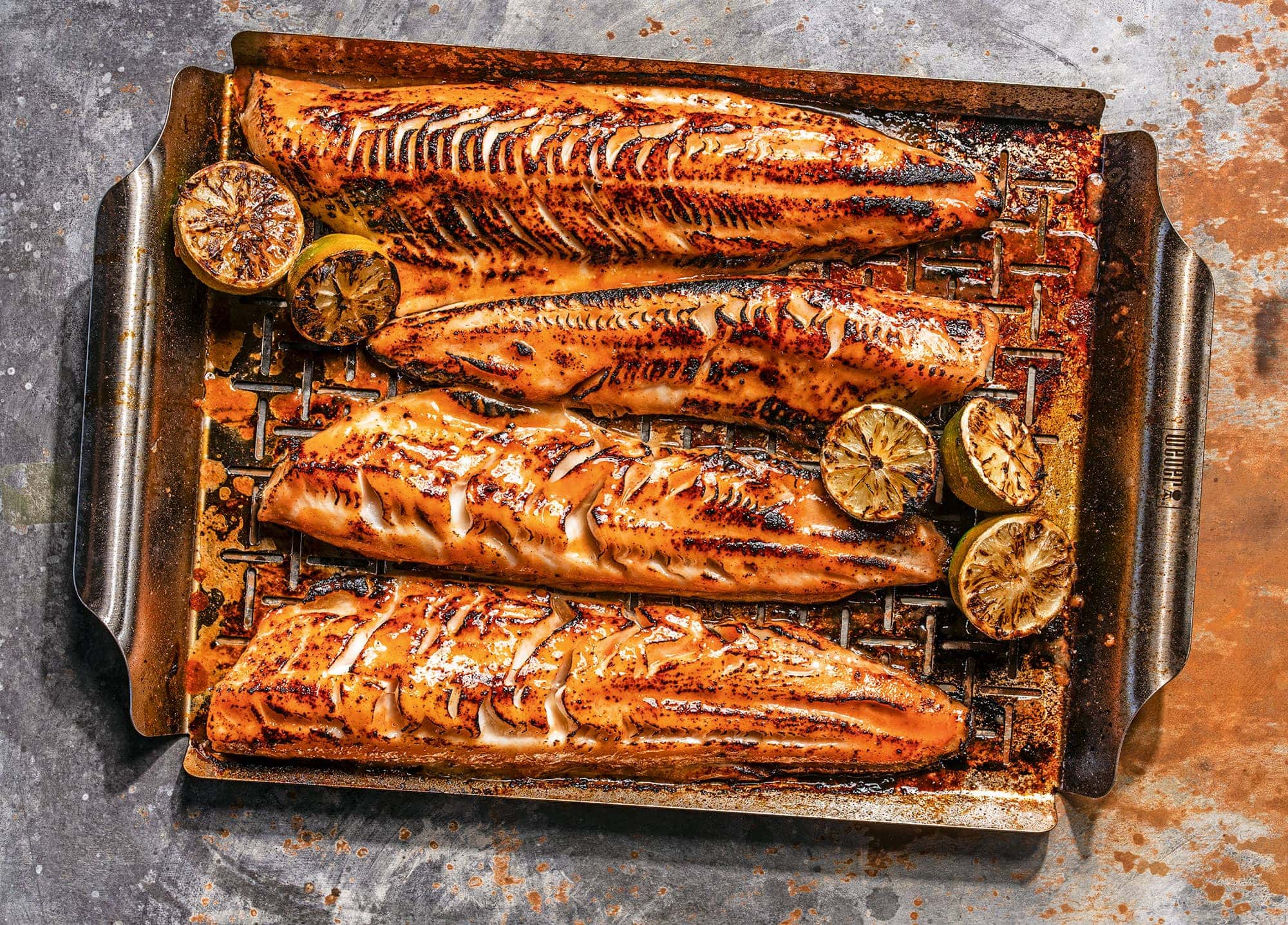 Spicy Cod With Sake and Grilled Lime