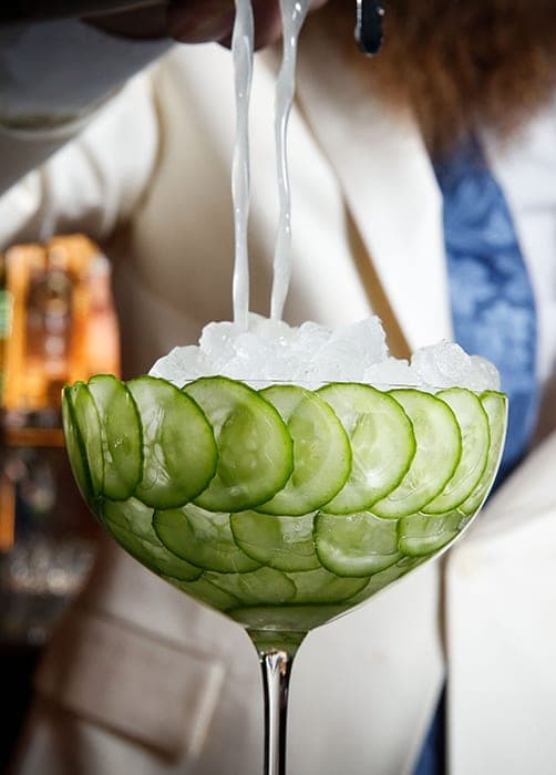 The Pool Lounge Cucumber Cocktail